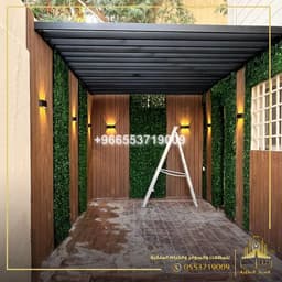 برجولات راقية مع اضاءة led